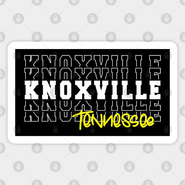 Knoxville city Tennessee Knoxville TN Magnet by TeeLogic